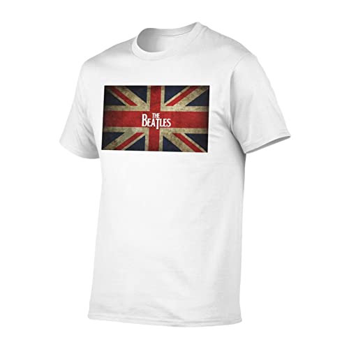 FSIGOM The Beatles T-shirt à manches courtes en coton pour homme, coupe régulière, imprimé graphique, cool et amusant… - Les Beatles, Paul McCartney, John Lennon, RIngo Starr, George Harrison FSIGOM The Beatles T-shirt à manches courtes en coton pour homme, coupe régulière, imprimé graphique, cool et amusant… – Image 3