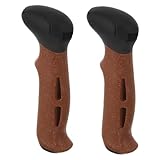 ELAYARD 2 Piezas de Empuñaduras de Corcho para Bastones de Trekking y Senderismo Repuesto Resistente al Sudor Compatible Bastones de Marcha Nórdica Agarre Antideslizante para