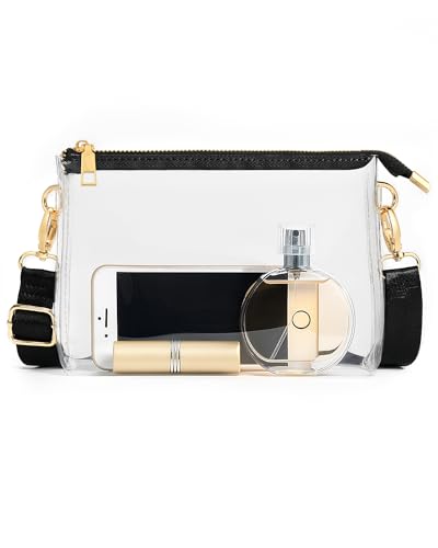 Clear Bag for Stadium Events, Clear Purse for Women Stadium Crossbody, Sports Fan Handbags for Concert Outfits