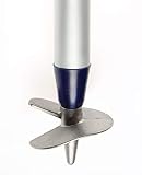 pincho Parasol plażowy 200 cm, Aluminium, UPF+50 blokuje 99% promieni UV, Aluminium, 8 prętów z włókna szklanego, Bardzo lekka 1,5 kg, górne okno