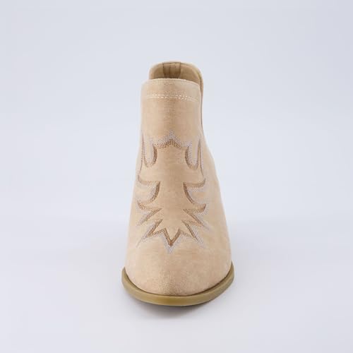 CUSHIONAIRE Women's Rustler Western bootie +Memory Foam, Wide Widths Available3