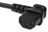 Kabel SF IEC C14 do C13 przedłużacz zasilania 10 Amp 250V 18/3AWG