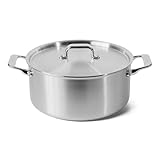 Picture of Misen 6.75 QT Stainless Steel Stock Pot with Lid - Stew & Soup Pot with Handles - Large Pot for Cooking