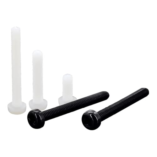 30-500 ���[�g���˂����܂��͍��i�C�����v���X�`�b�N�≏�v���X�Ȃד��N���X���E���h���˂��{���g���� 4-50 �~�����[�g��(White,M2x20 (500Pcs))