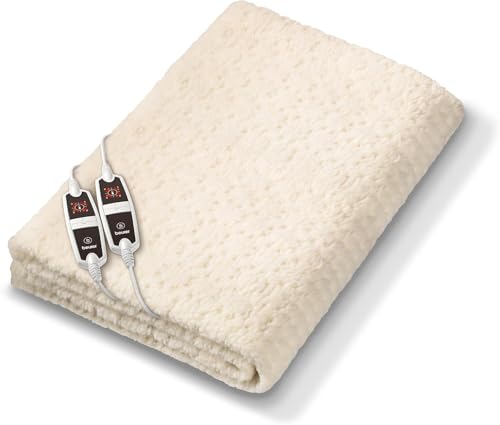 Beurer UB56 XXL   Calientacamas doble, 140 x 150 cm, color blanco