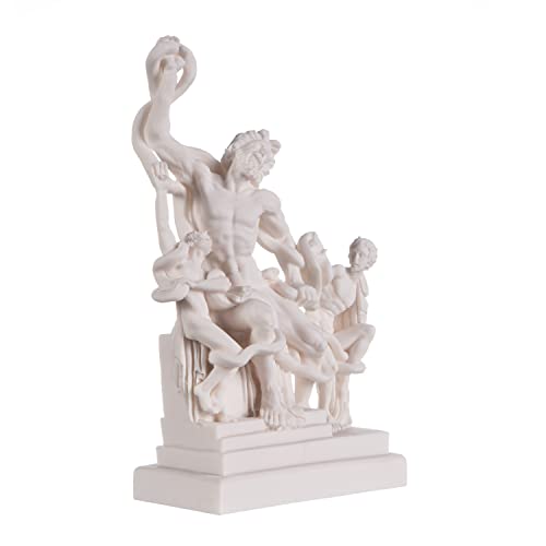 Estatua Laocoön y sus hijos con serpientes 29 cm miniatura 2