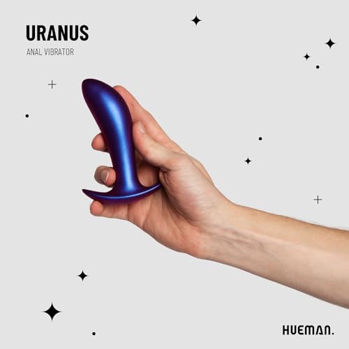 Vibrador de próstata inalámbrico Hueman Uranus recargable color morado 2