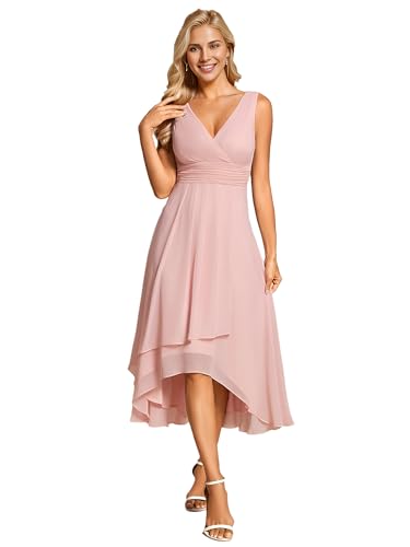 Vestito Donna Linea A con Scollo a V