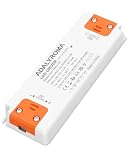 Trasformatore LED 24 V 60 W, alimentatore di rete a tensione costante 230 V AC a 24 V DC, driver LED 2,5 A, silenzioso, estetico per strisce LED G4 MR16 MR11 GU5.3 e lampade alogene