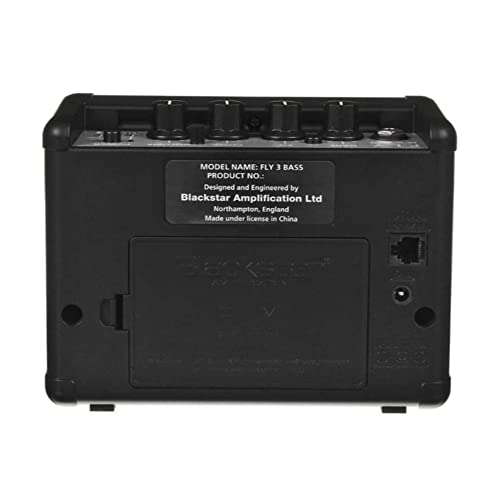 Blackstar Fly 3 Bass Innovative Combo Amplifier (Black) Bundle With Right Angle Instrument Cable (10-Feet) #TOP5