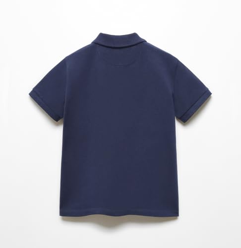 Image of Alan Jones Clothing Boy's Cotton Regular Fit Polo T-Shirt