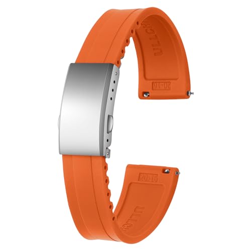 Bracelet de montre sport noir en silicone pour vos séances de running