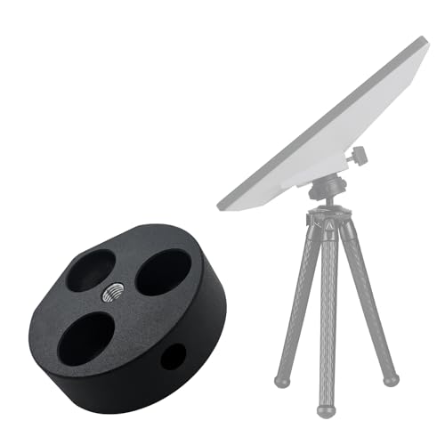 ALLICAVER Starlink Mini Tripod Adapter - 1/4'-20 Aluminum Alloy Mount Adapter Compatible with Starlink Mini Threads and Pipe Use with Pipe Adapter Compatible with Most Tripod or Other Bracket Fixing
