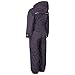 Trespass Babies hooded rain suit waterproof all in one breathable suit button