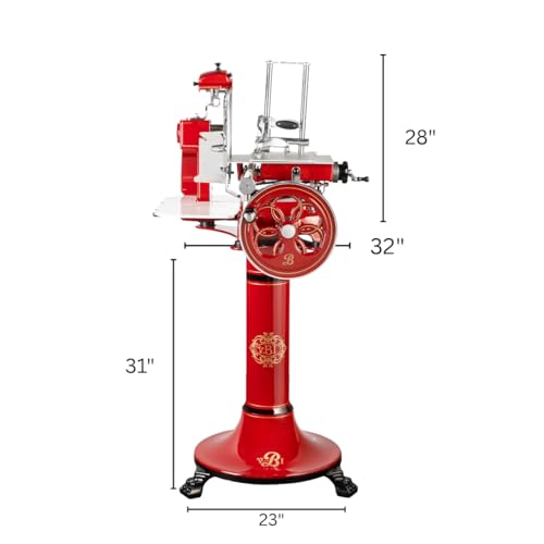 Volano B3 Premium Cortadora Manual para Alimentos Roja miniatura 2