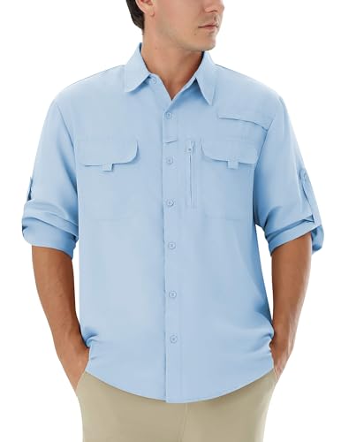 Chemise anti-UV homme pour éviter les coups de soleil en randonnée