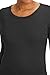 Healing Hands Women's Underscrub Soft Knit Melissa Longsleeve Scrub Tee with Breathable & Easy Care Fabric 5047, XL, Black