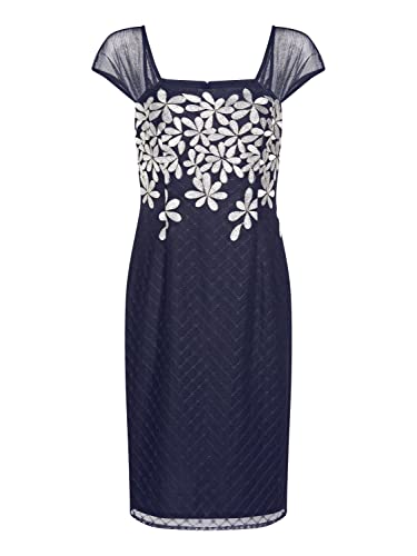Image of Adrianna Papell Women's Floral Embroidery Sheath Dress