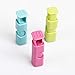 Cozihom Reusable Plastic and Metal Squeeze Bread Bag Clips, Assorted Color, 6 Pack
