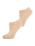 Nur Die 2er Schuhsöckchen weiche strapazierfähige kurze Socke atmungsaktiv schnell trocknend Sneaker-Socke Doppelpack Damen