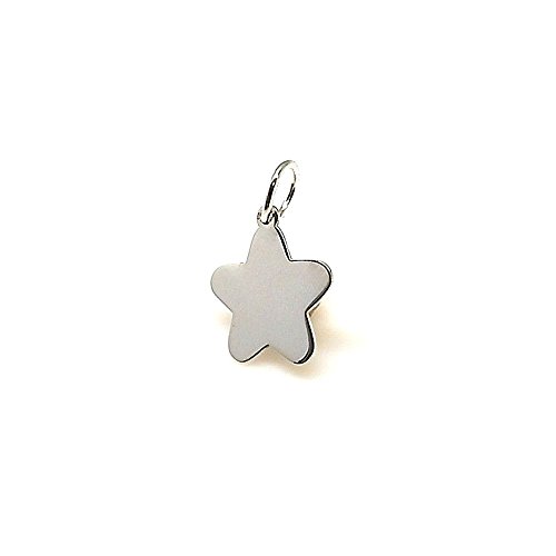 Colgante plata ley 925m de 15mm con diseño exclusivo de estrella