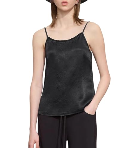 Women Minimalist Tanks Spring Summer Basic Straight Adjustable Straps Vest