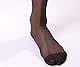 ADESUGATA Strümpfe Herren Business Socken Elastische Strümpfe Für Männer Antimikrobiell, geruchshemmend, schweißabsorbierend, schnelltrocknend, sexy, transparent, schwarz, 3er Set.