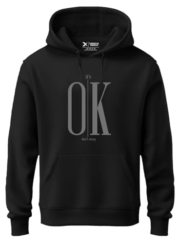 Image of XENOVAURBAN Hoodie for Men /Women | Unisex fit Cotton Fleece Hooded Sweatshirt - OK1
