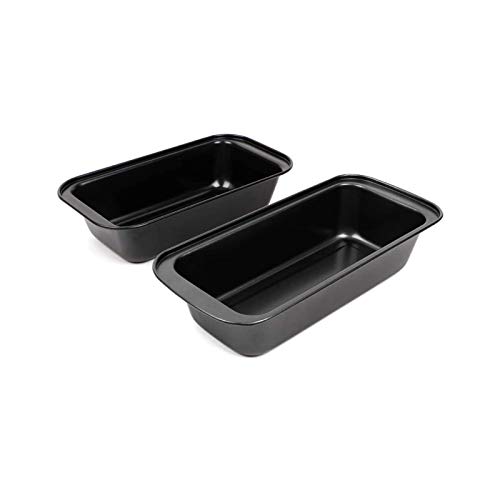 HOTOOLME 2 Stück Brotbackform Kastenform, 29 cm und 25cm, Leicht zu Reinigen, Antihaftbeschichtung für Kuchen Brote Toast Cover