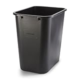 Brighton Professional Wastebasket, Black, 7 gal. by Staples