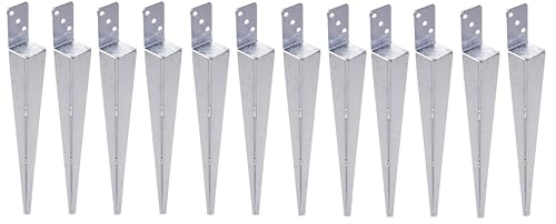 Supports de sol enfoncés galvanisés pour stopper le pourrissement du bois