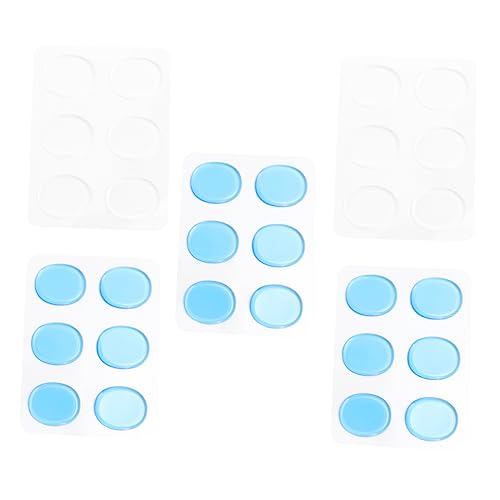 DECHOUS 30Pcs Silicone Drum Dampeners Pads Adhesive Gel for Noise Reduction Drums and Cymbals Tone Control Random Color Options