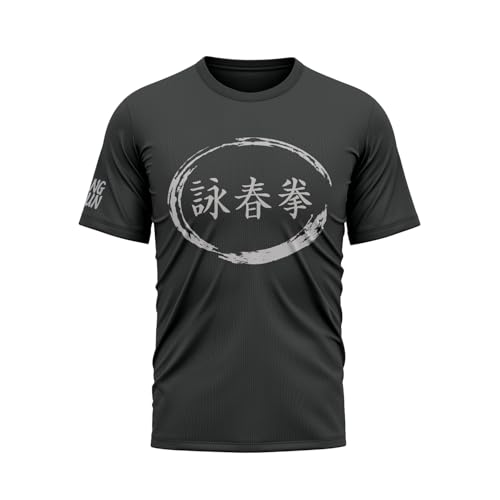Image of TAO MARTIAL Wing Chun T-Shirt, Tshirt 100% Cotton, Light and Soft, Model C30, Black, Size L