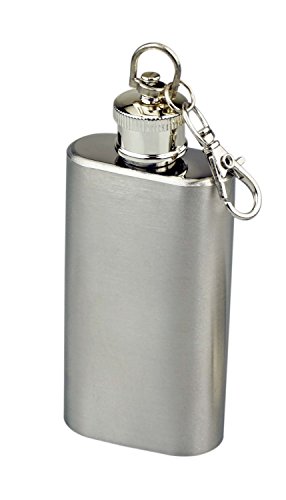 SE 2 oz. Stainless Steel Keychain Flask - HQ149-2