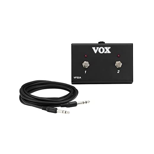 Vox 100010543000 - Pedal dual de cambio para amplificadores