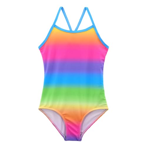 Image of BAYIMEE Girls One Pieces Swimsuit Cute Swimwear Bathing Suits 2-12 Years