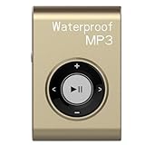 Suoumwa IPX8 Sport Wasserdichter MP3-Musik-Player Tauchen Surfen Schwimmen MP3 Mini Clip MP3-Player...