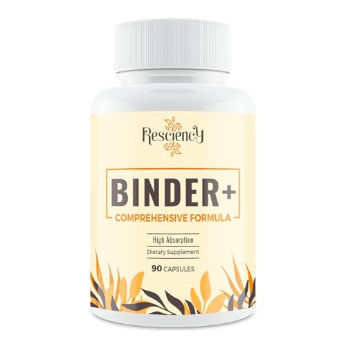 1500 MG Detox Binder Supplement – Activated Charcoal, Zeolite, Be...
