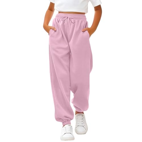 Girls Cargo Pants Baggy Joggers Lightweight Elastic Waist with Pockets Casual Travel Hiking Streetwear2