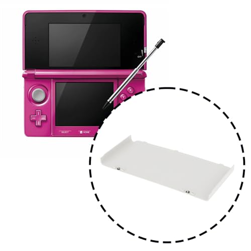 Image of Front Back Faceplate Plates Upper Battery Housing Shell Cover Compatible with Nintendo New 3DS 2015 Version, White