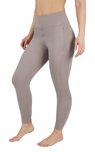 90 Degree By Reflex Womens Jogger Pants Athletic High Waisted Running Sweatpants Workout Jogger with Zippered Pockets - Satellite - XS