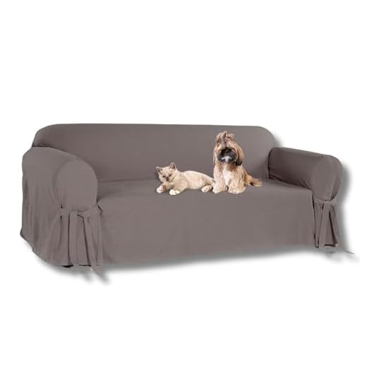 Capa para Sofá de 4 lugares em Gorgurão Proteção Lisa Resistente Sala de Estar Lar Kids Pet Gato Cachorro (Cinza grafite)