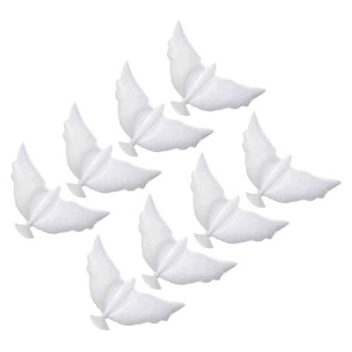 ERINGOGO Globos de Paloma para Fiesta 8 Piezas de Papel de Aluminio para Celebraciones de Comuniones y Eventos al Aire Libre