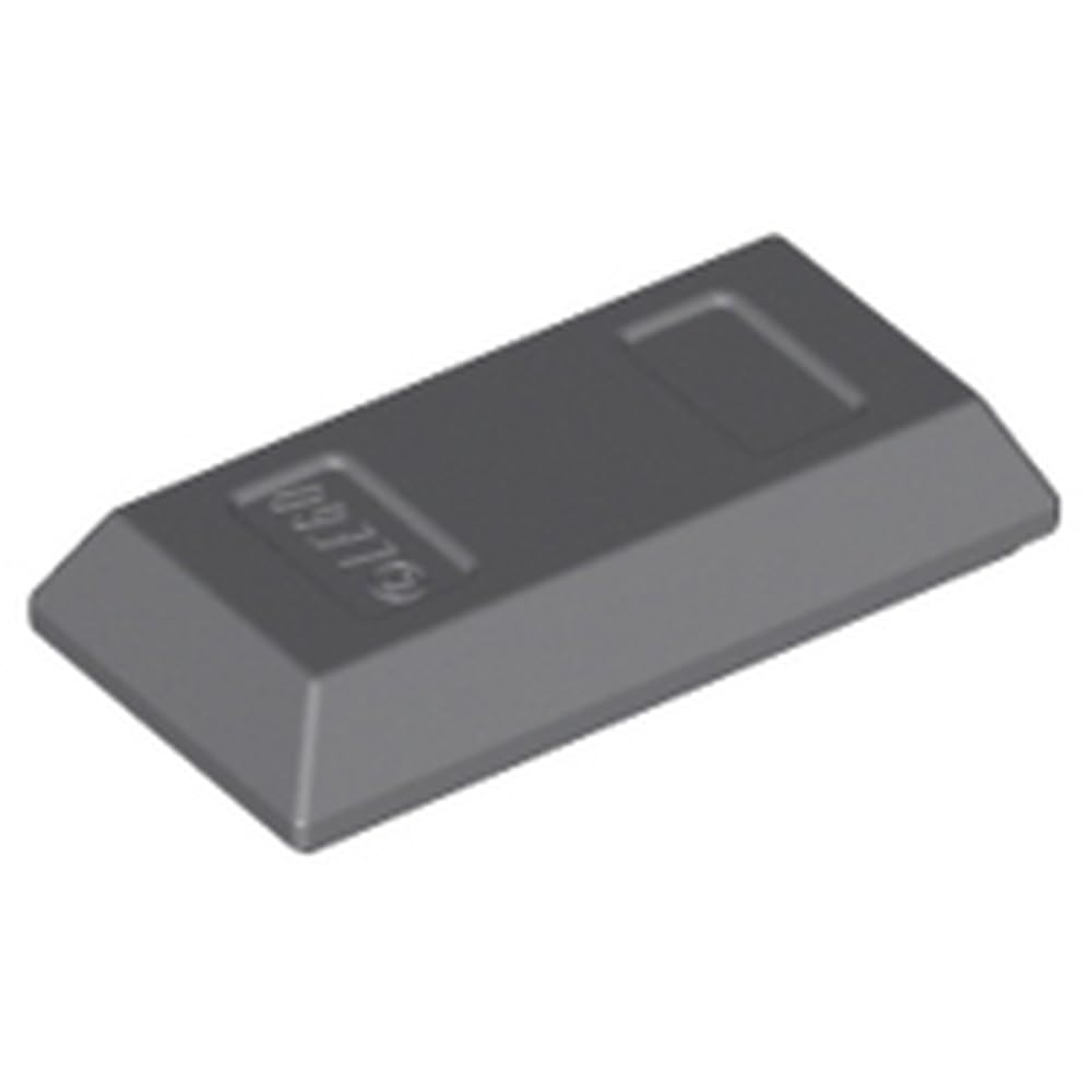 LEGO Minifigure, Utensil Ingot 1 x 2, Part 99563, Choose Your Colour, Part 99563, Choose Your Colour (Dark Bluish Gray, 50, count)
