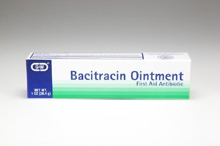 Primeros Auxilios Bacitracina Antibiótico 1 oz Ungüento G&W