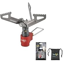 Tentock Titanium Mini Pocket Stove Camping Backpacking Folding Gas Burner Ultralight Outdoor Cooking Stove 2700W
