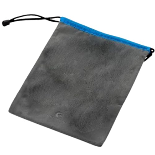 Handy Travel Pouch for Trans-cend Micro, Gray and Blue - 505041