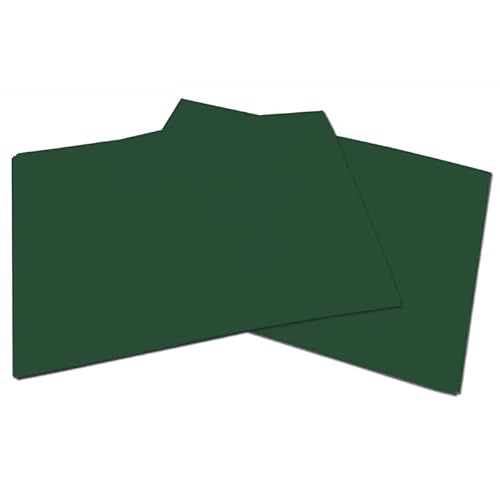 DSTOCK60 - Lote de 500 manteles individuales verde oscuro - Mantel individual 40 x 30 cm verde abeto - Mantel individual de papel desechable verde abeto Cover