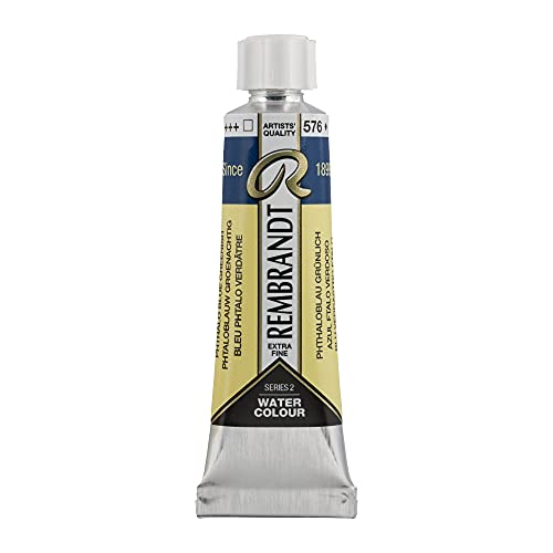 Rembrandt Tube d'aquarelle 10 ml Bleu phtalo verdâtre 576 (05015760)