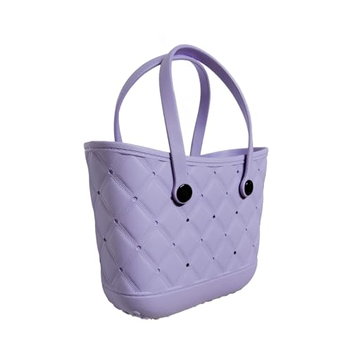 Large Beach Bag, Waterproof Sandproof Rubber Tote Bag for Women, for Travel, Pool, Boat, Groceries2